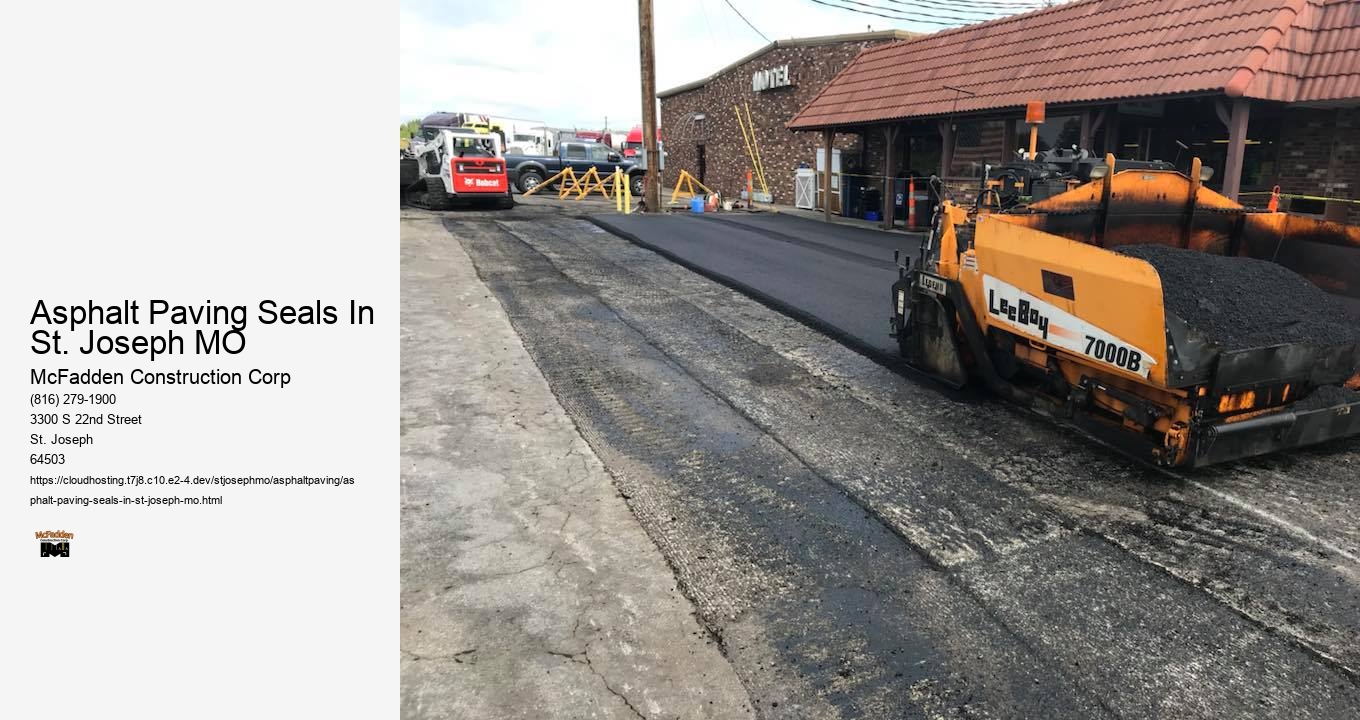 Asphalt Paving Seals In St. Joseph MO